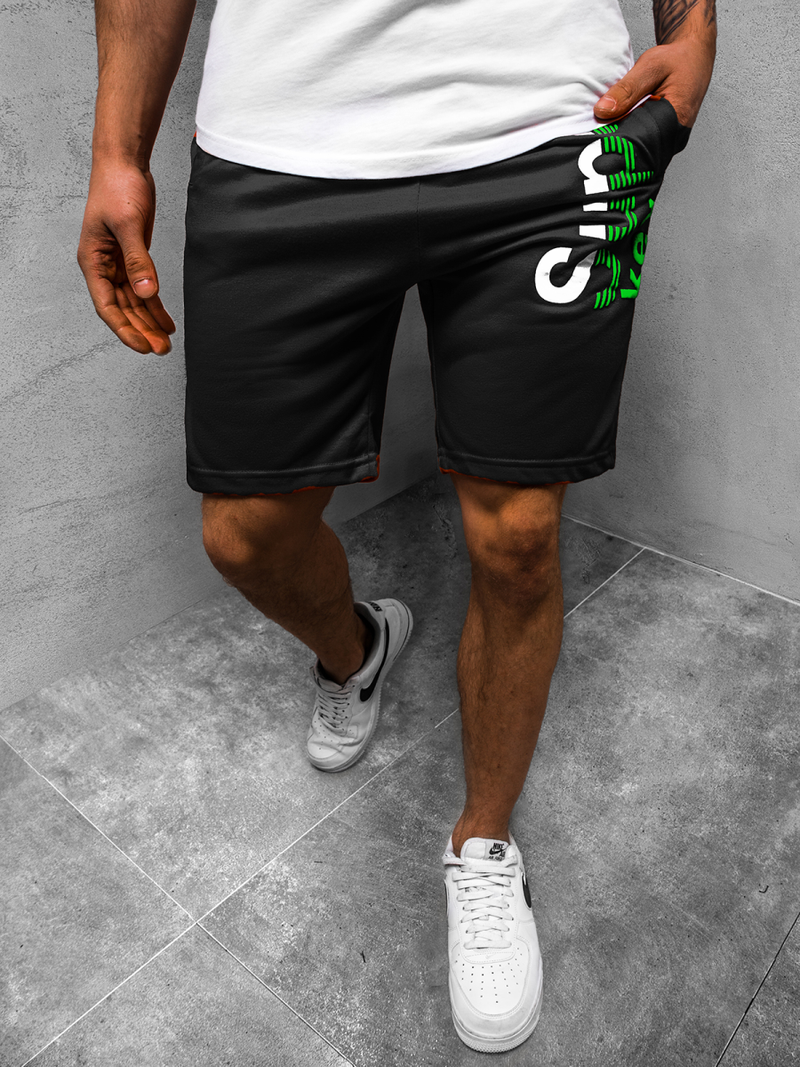 Férfi rövidnadrág Fekete OZONEE JS/NP01