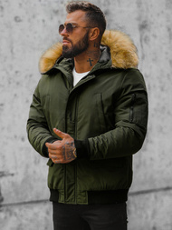 Férfi téli kabát khaki OZONEE JS/M2019/136