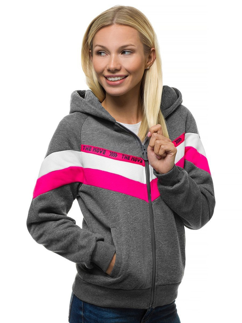 Női Melegítő Felső Grafit OZONEE JS/KSW3004