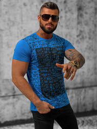 Férfi Póló Kék OZONEE O/T122/17Z