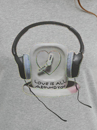 Női polo szürke OZONEE DJ77806