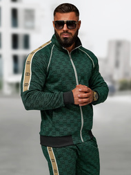 Férfi melegítő együttes zöld OZONEE O/FF5110AB