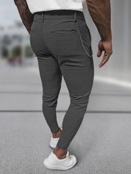 Férfi chino nadrág grafit OZONEE DJ/3300