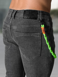 Férfi farmer nadrág grafit OZONEE NB/MP0191G