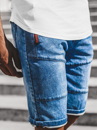 Férfi farmer rövidnadrág Kék OZONEE RF/HY348