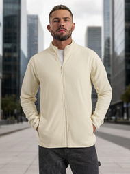 Férfi pulóver ecru OZONEE JS/HH016/1