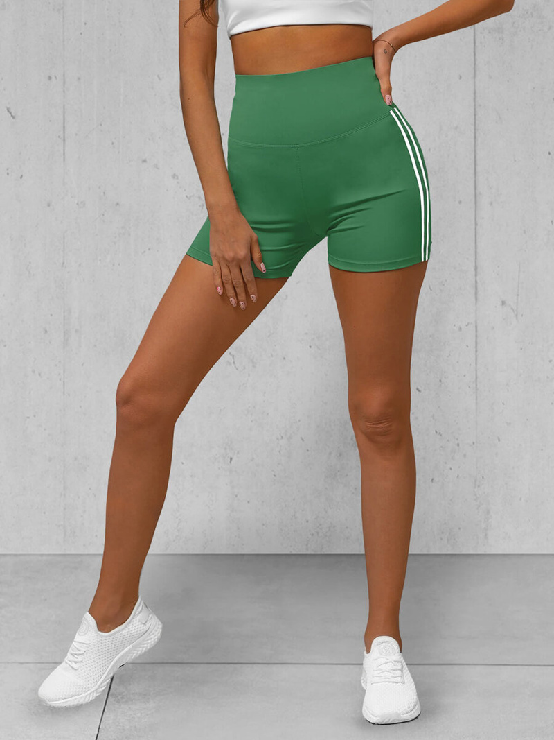 Rövid női leggings zöld OZONEE O/LK382