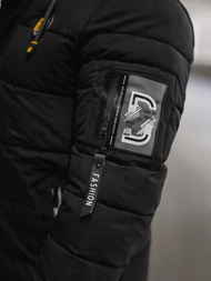 Férfi kabát fekete OZONEE JS/57M7503/392