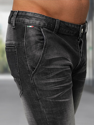 Férfi farmer nadrág fekete OZONEE NB/MP0091N