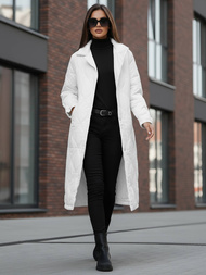 Női téli kabát fehér OZONEE JS/5M3177/281Z