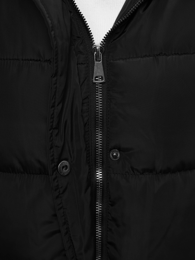 Női hosszú mellény fekete OZONEE O/81260