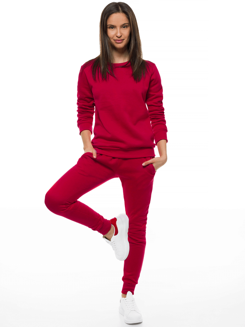 Női melegítőnadrág Bordó OZONEE JS/CK01