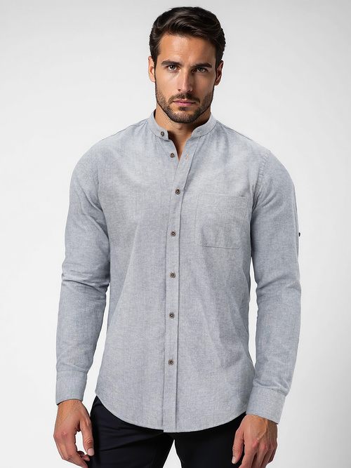 Férfi Ing Kék OZONEE O/V171