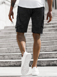 Férfi rövidnadrág Fekete O/33919