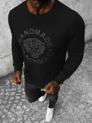 Férfi pulóver fekete OZONEE NB/MF2005