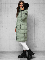 Női téli kabát mentol OZONEE O/W377