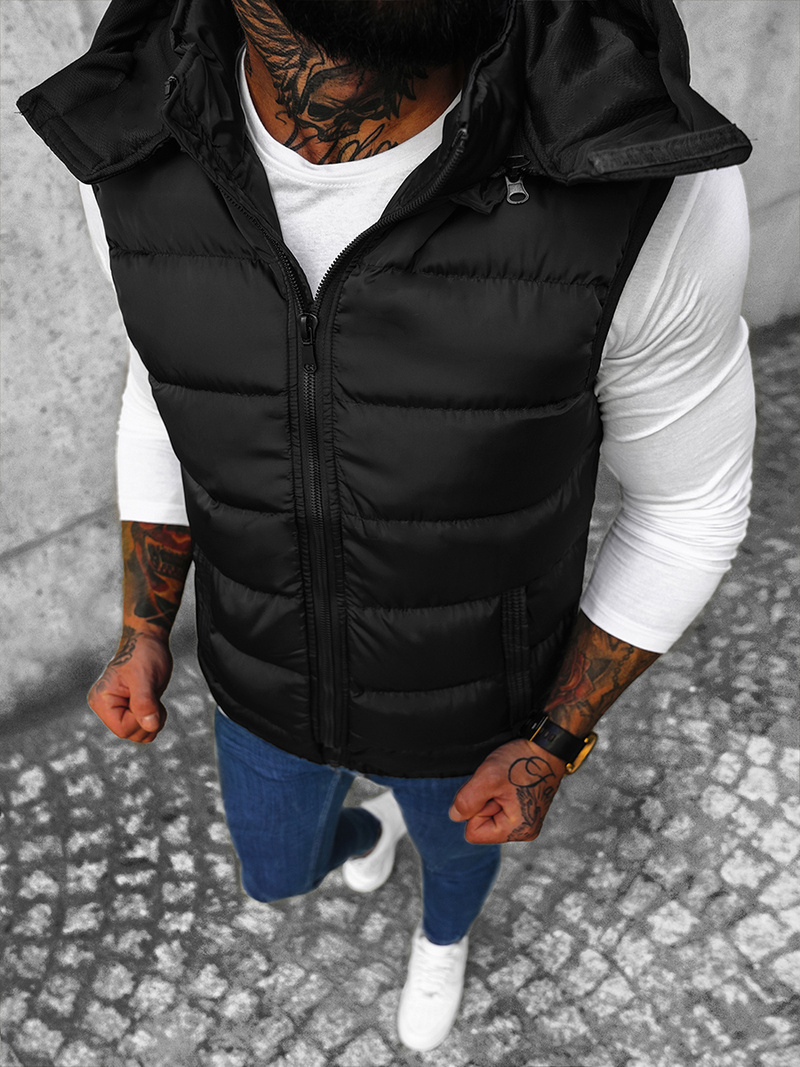 Férfi Mellény Fekete OZONEE N/7129