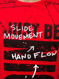 Férfi póló Piros OZONEE JS/KS1983Z