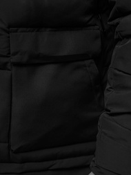 Férfi kabát fekete OZONEE JS/31M5011