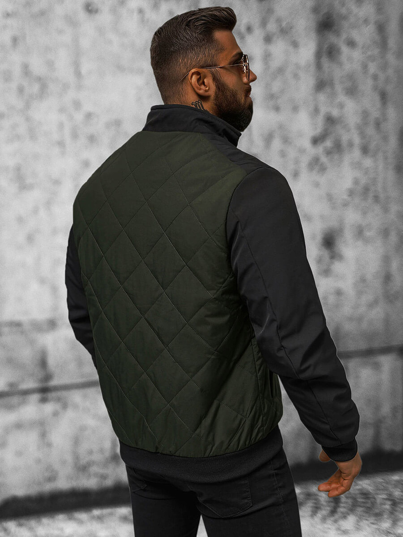 Férfi Dzseki Sötét-Zöld OZONEE JS/84M3022/136