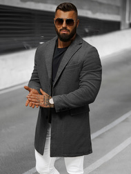 Férfi Szövetkabát Grafit OZONEE JB/1047Z