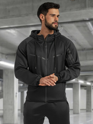 Férfi melegítő együttes fekete OZONEE JS/8C1966/3