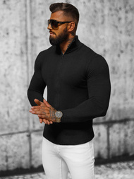 Férfi Pulóver Fekete OZONEE NB/MM6004/4Z