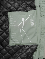 Női téli kabát mentol OZONEE O/W377