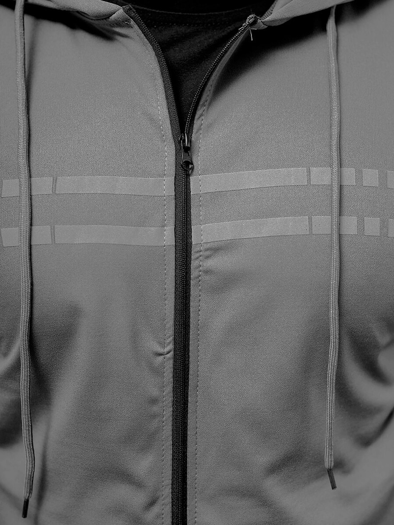 Férfi dzseki Szürke OZONEE JS/M10306