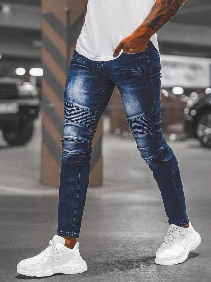 Férfi farmer nadrág kék OZONEE NB/MP0029BZ