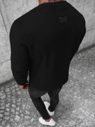 Férfi pulóver fekete OZONEE NB/MF2005