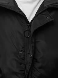 Férfi téli kabát fekete OZONEE JS/2019005