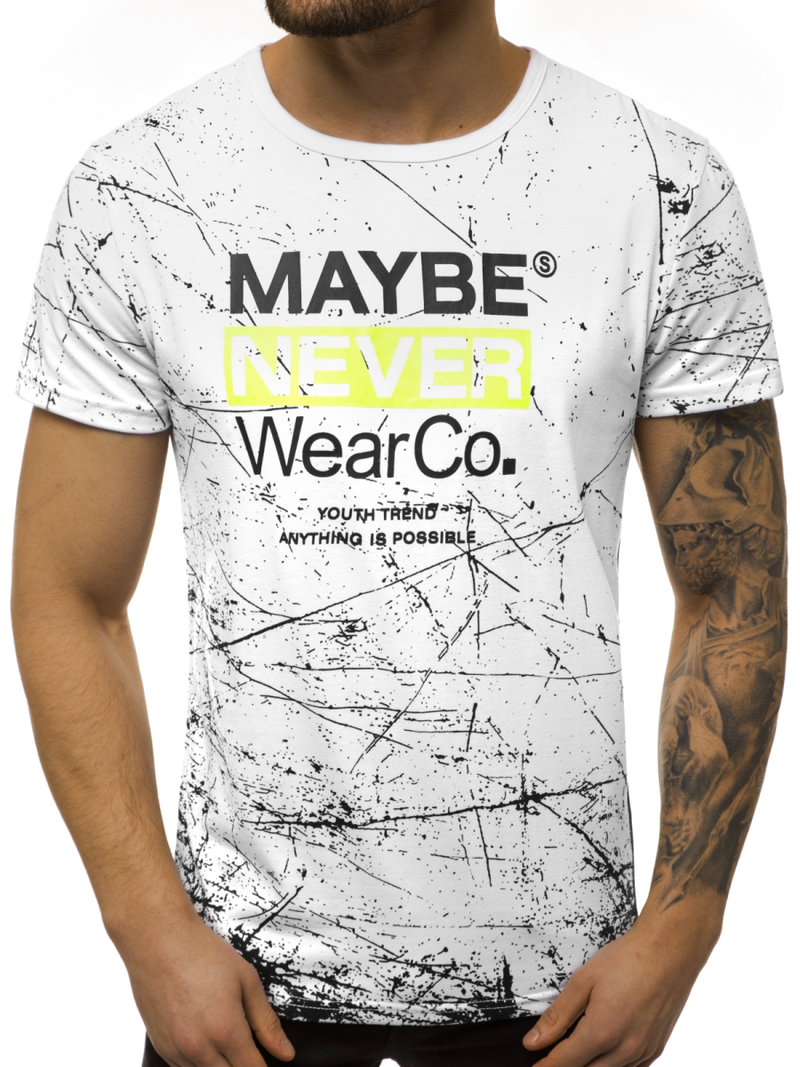 Férfi póló Fehér OZONEE JS/SS10915