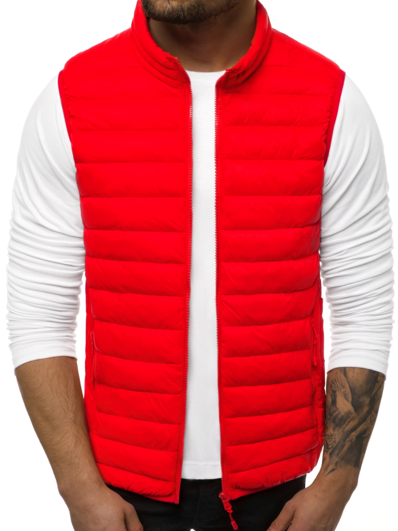 Férfi mellény Piros OZONEE JS/LY32