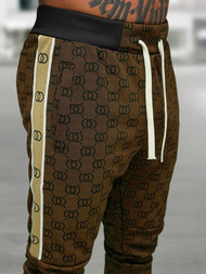 Férfi melegítő együttes sötét-bézs OZONEE O/FF5110AB