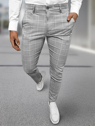 Férfi chino nadrág szürke OZONEE DJ/5522Z