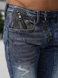 Férfi farmer nadrág kék OZONEE NB/MP0045BZ