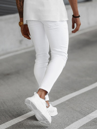 Férfi Farmer Nadrág Fehér OZONEE E/5348/01Z