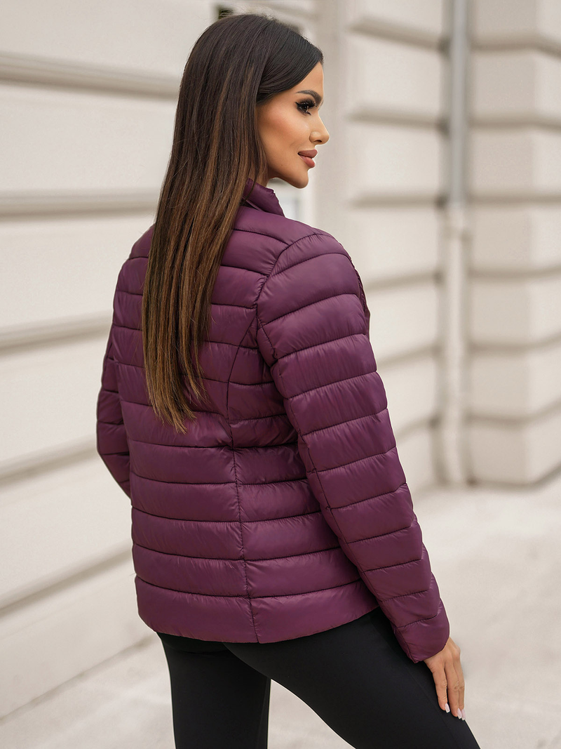 Női kabát bordó OZONEE JS/11Z8170