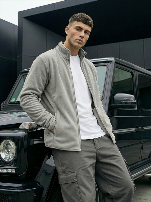 Férfi Pulóver Szürke OZONEE JS/HH016/2