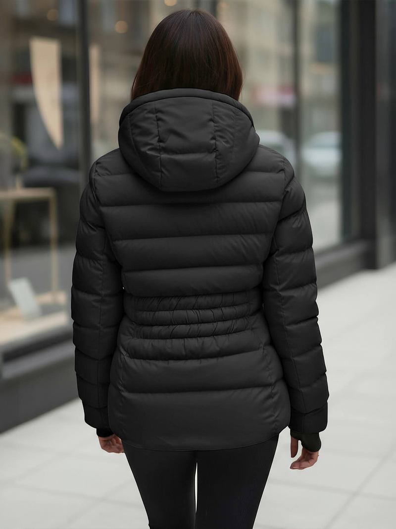 Női téli kabát Fekete OZONEE JS/M769/392