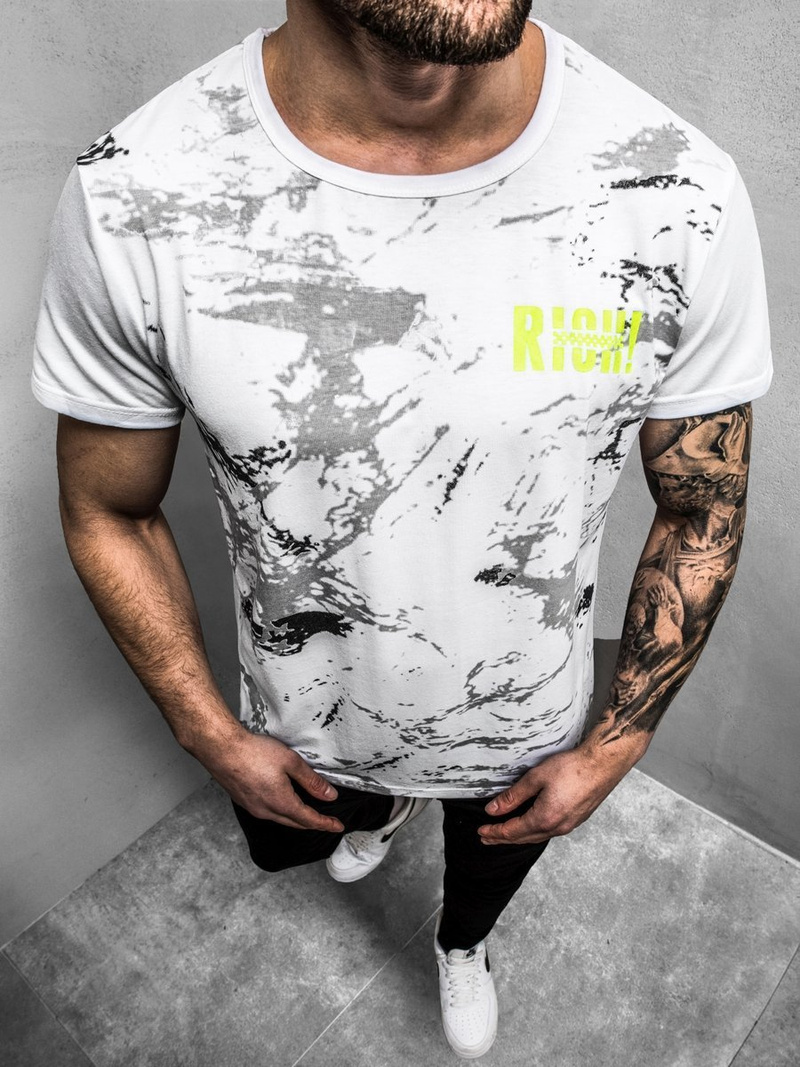 Férfi póló Fehér OZONEE JS/KS1976Z