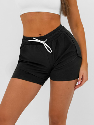 Női sportnadrág fekete OZONEE JS/17K591/3