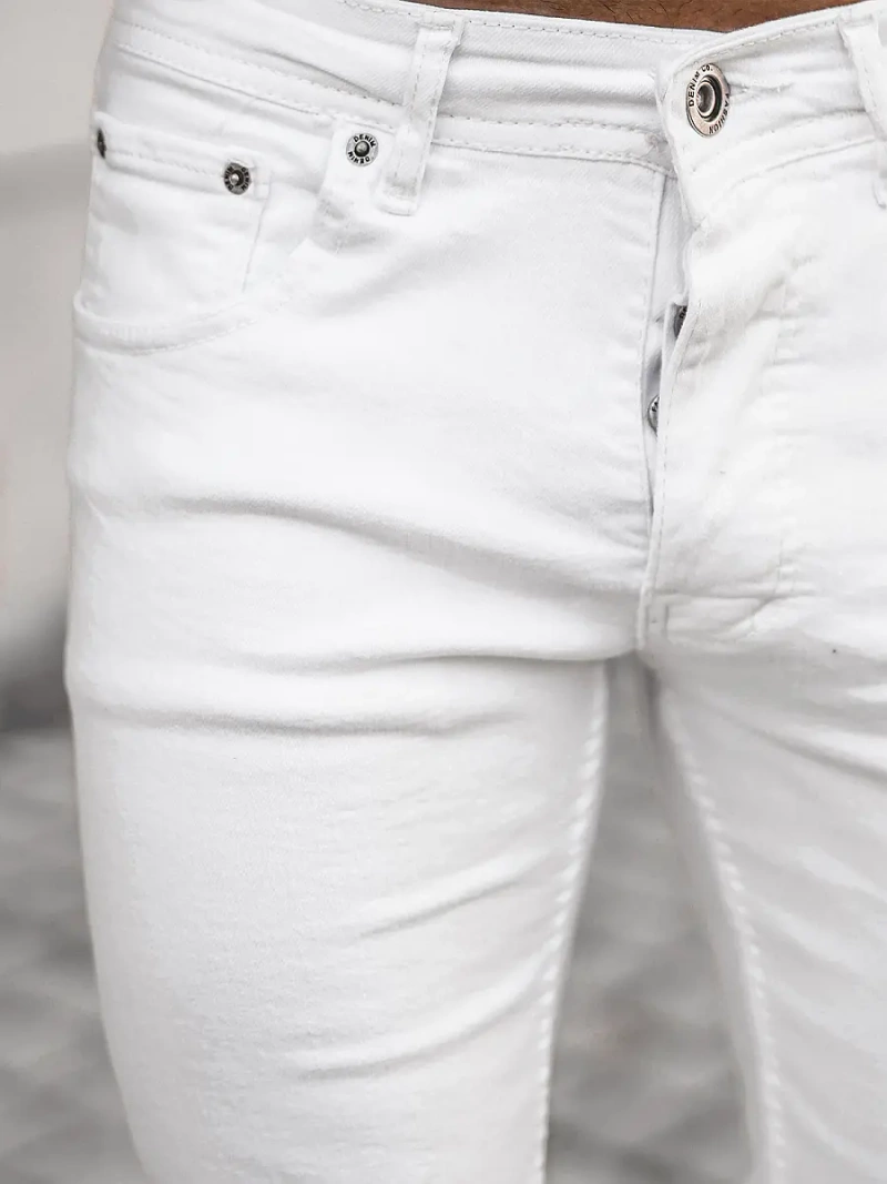 Férfi Farmer Nadrág Fehér OZONEE E/5391/01Z