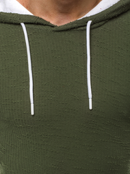 Férfi blúz Sötét-Zöld OZONEE O/1252Z