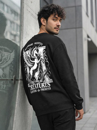 Férfi Melegítő Felső Fekete OZONEE JS/65B3919/3Z