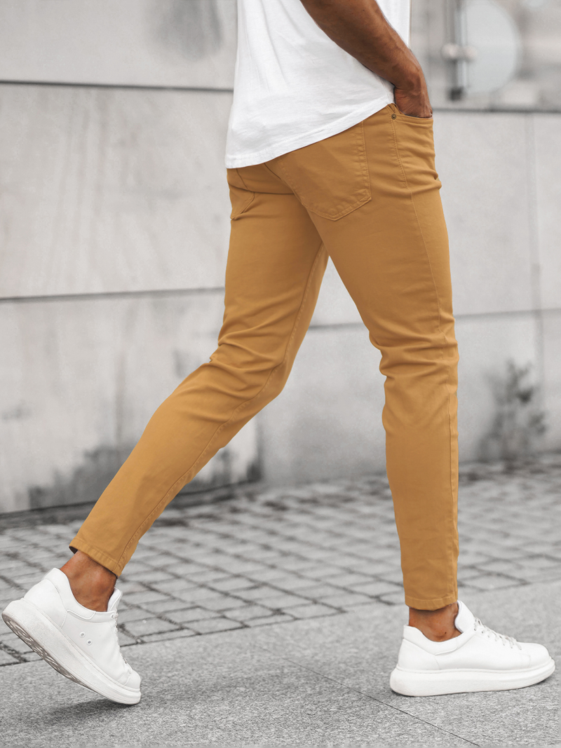 Férfi Farmer Nadrág Camel OZONEE E/5388/01