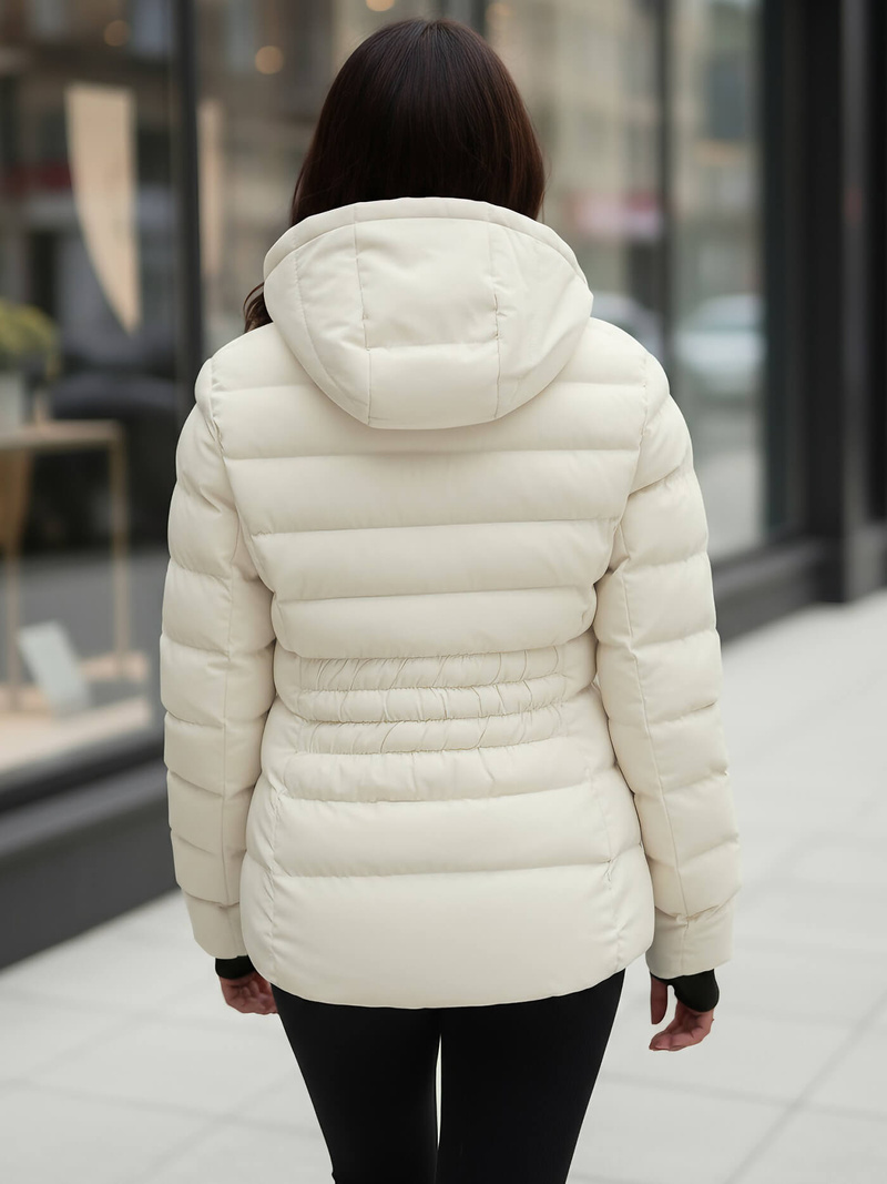 Női téli kabát Ecru OZONEE JS/M769/281