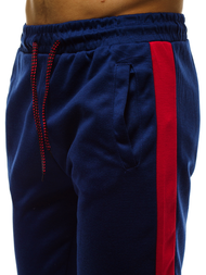 Férfi melegítő nadrág blue-red OZONEE JS/JZ11007