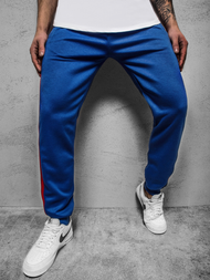 Férfi melegítő nadrág kék piros OZONEE JS/JZ11005Z